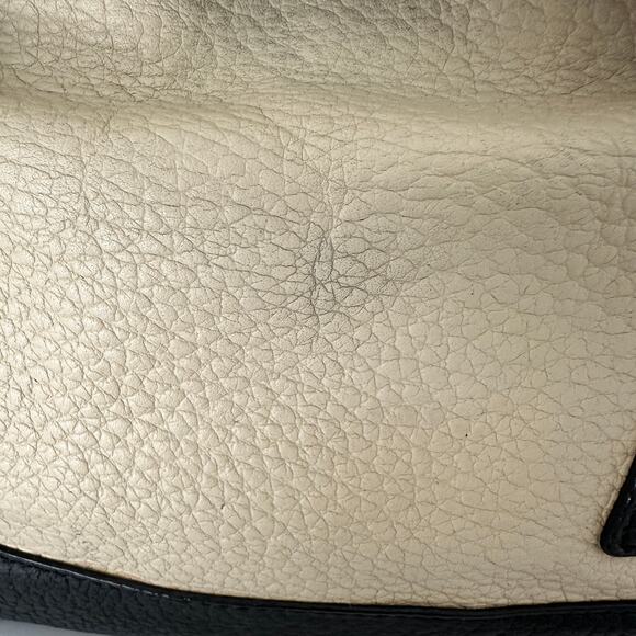 Kate Spade Southport Avenue Carmen Convertible Pebble Leather Beige & Black - Picture 10 of 10